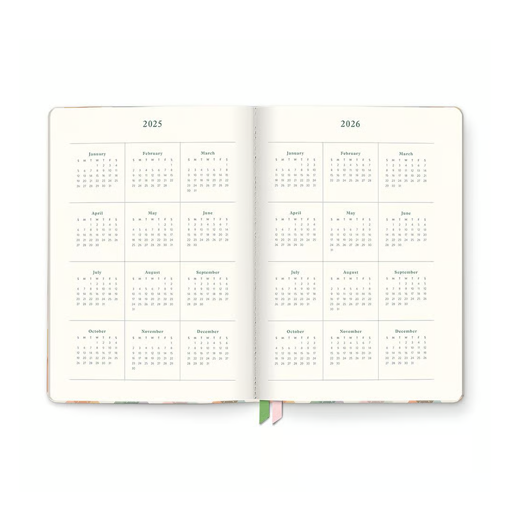 Orange Circle 2026 Planner Clara Clothbound As If Argyle