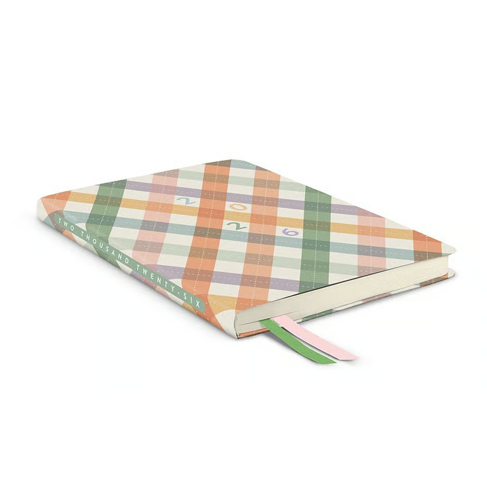 Orange Circle 2026 Planner Clara Clothbound As If Argyle