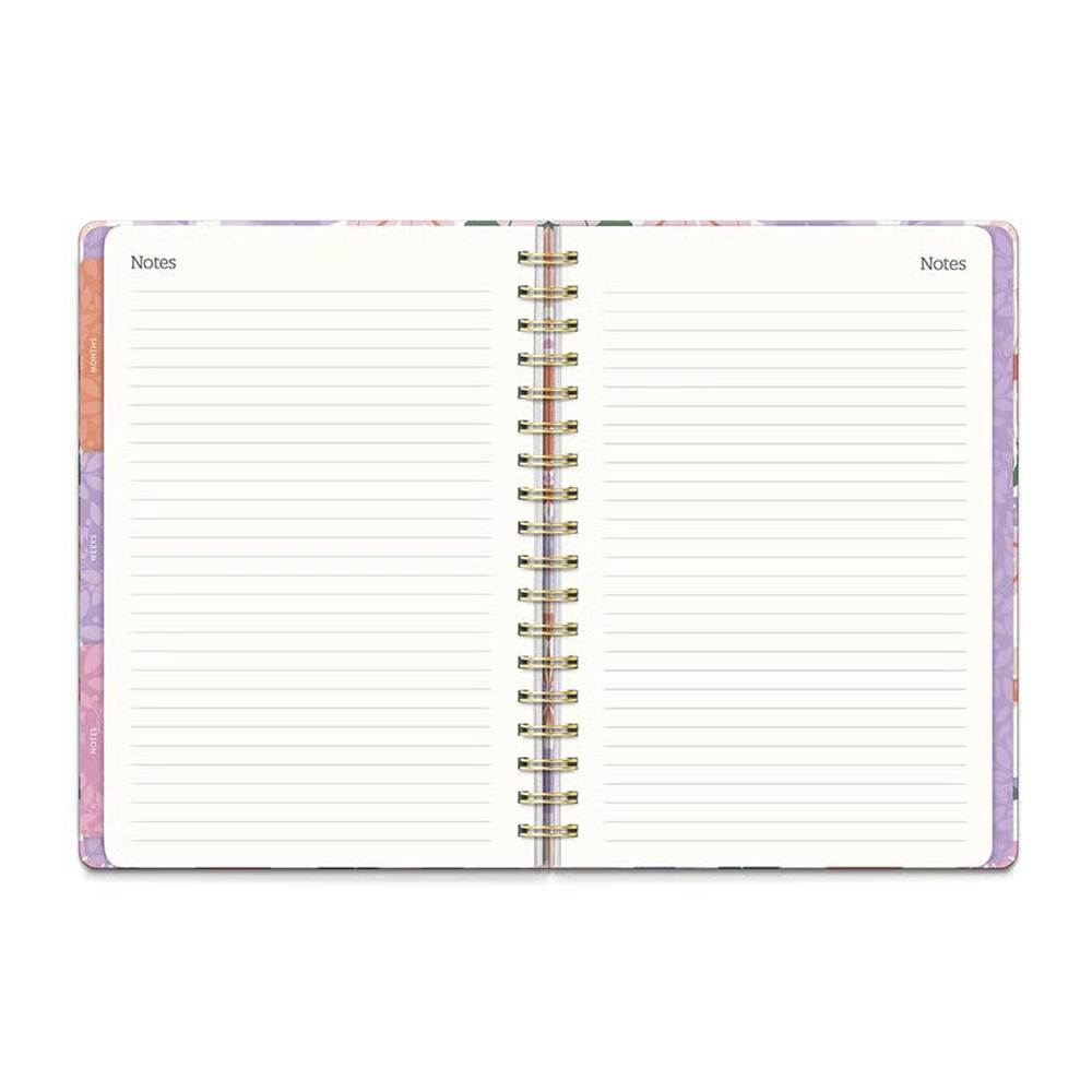 Orange Circle 2026 Tab Planner Secret Garden