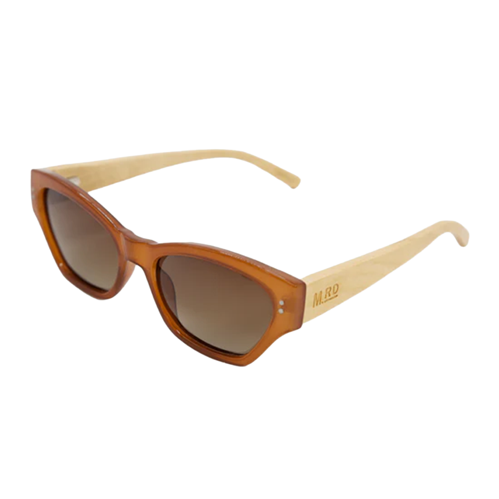 Moana Road Sunnies Stella Burnt Orange Wood Arms