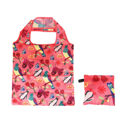 New Zealand Foldable Shopping Bag Bird Life Peach