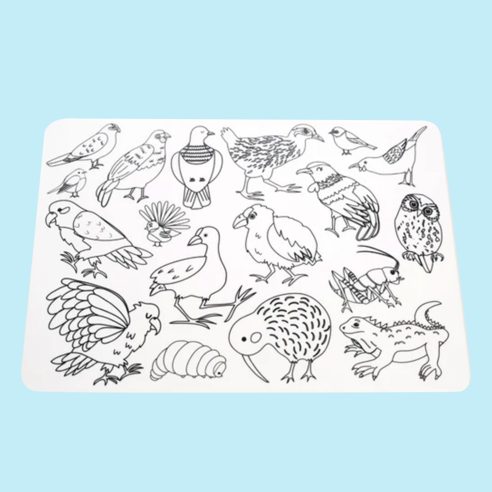 Moana Road Silicone Colour-in Placemats