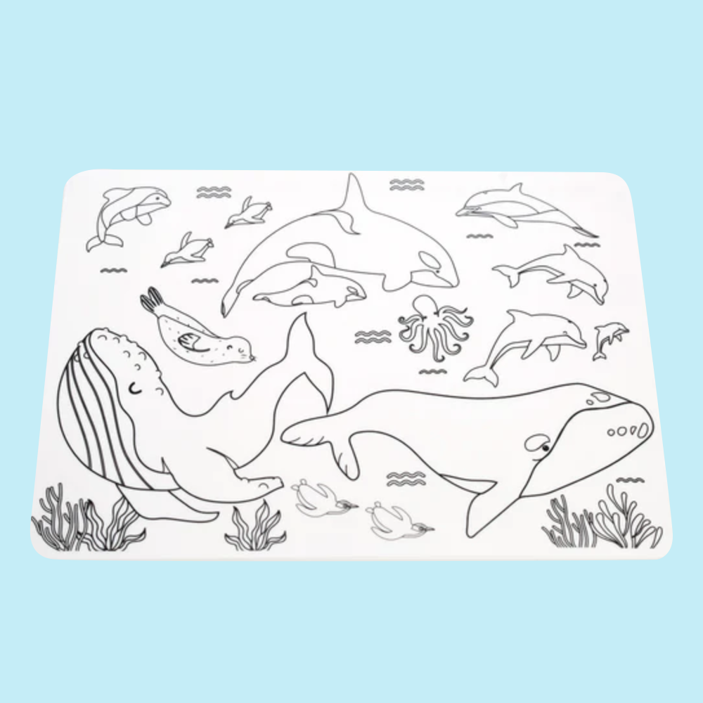 Moana Road Silicone Colour-in Placemats