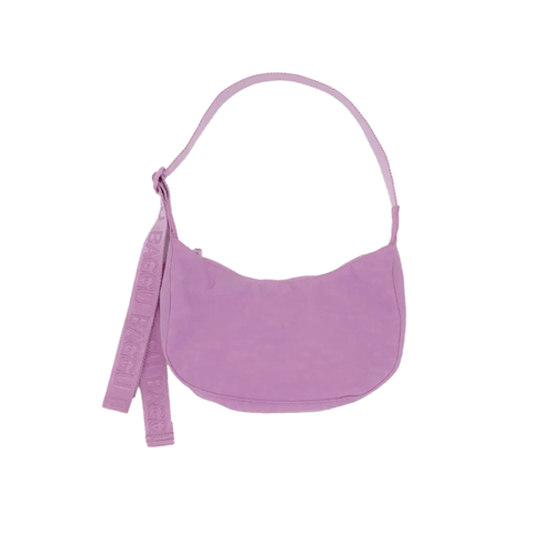 Baggu Small Nylon Crescent Bag Peony