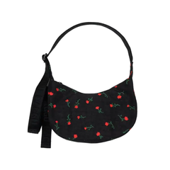 Baggu Small Nylon Crescent Bag Painted Wildflower