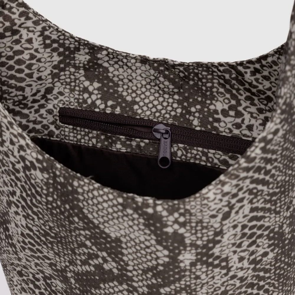 Baggu Small Nylon Sling Bag Snakeskin