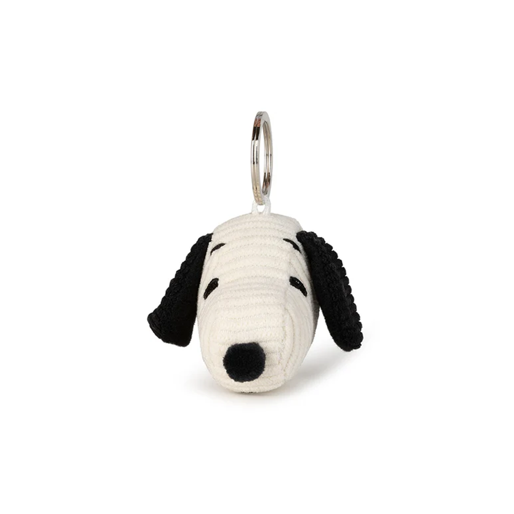 Bon Ton Toys x Peanuts Keychain Corduroy Snoopy Head
