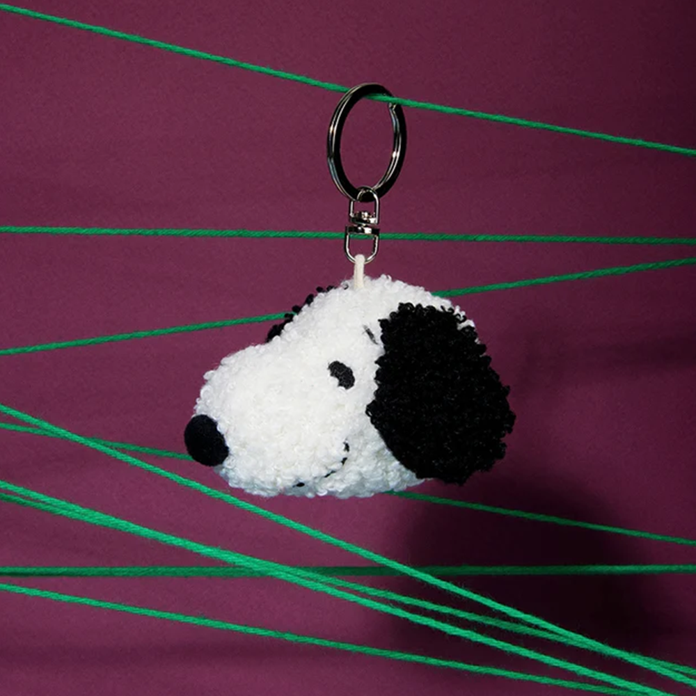 Bon Ton Toys x Peanuts Keychain Teddy Snoopy Head