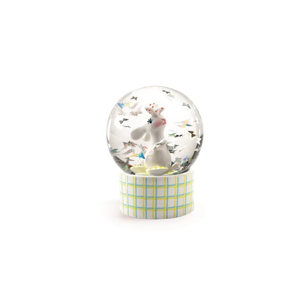 Mini Snow Globe So Wild Rabbit