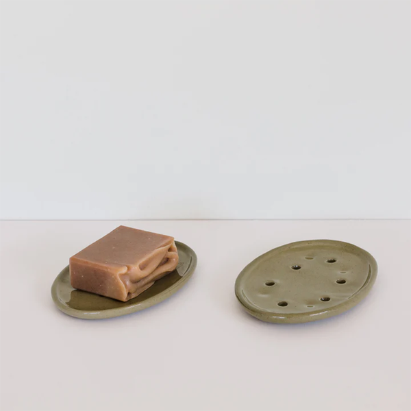 JS Ceramics Soap Dish Sage