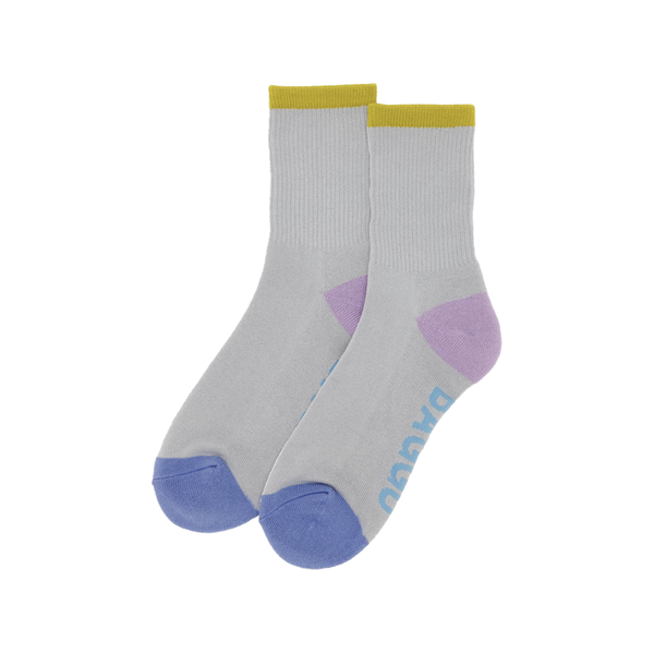 Baggu Ribbed Socks Fog Mix Small