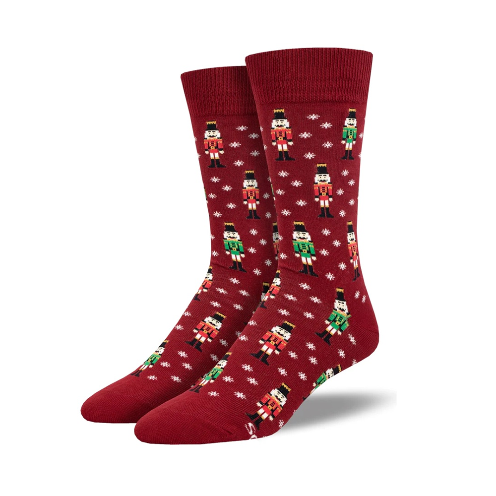 Socksmith Socks Mens Nutcracker Red