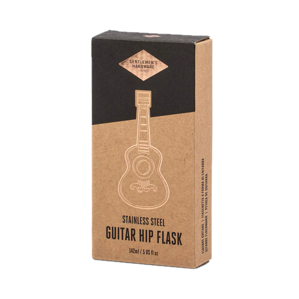 Stainless Steel Guitar Hip Flask 142ml