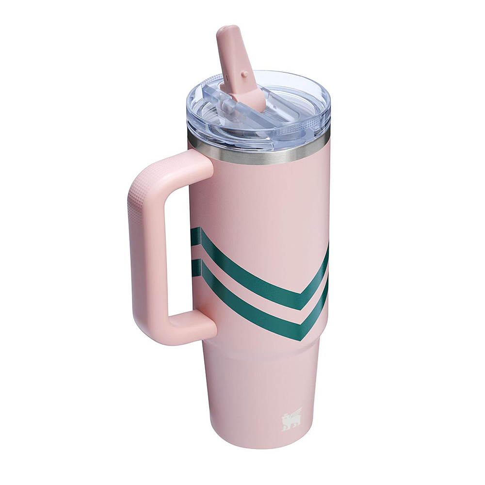 Stanley Quencher ProTour Flip Straw 30oz Peach Whip Chevron