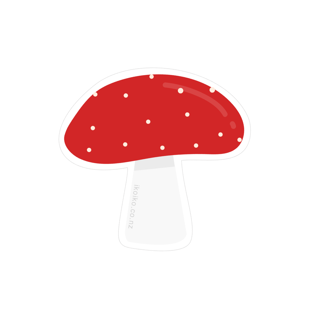 Iko Iko Fun Size Sticker Woodland Toadstool