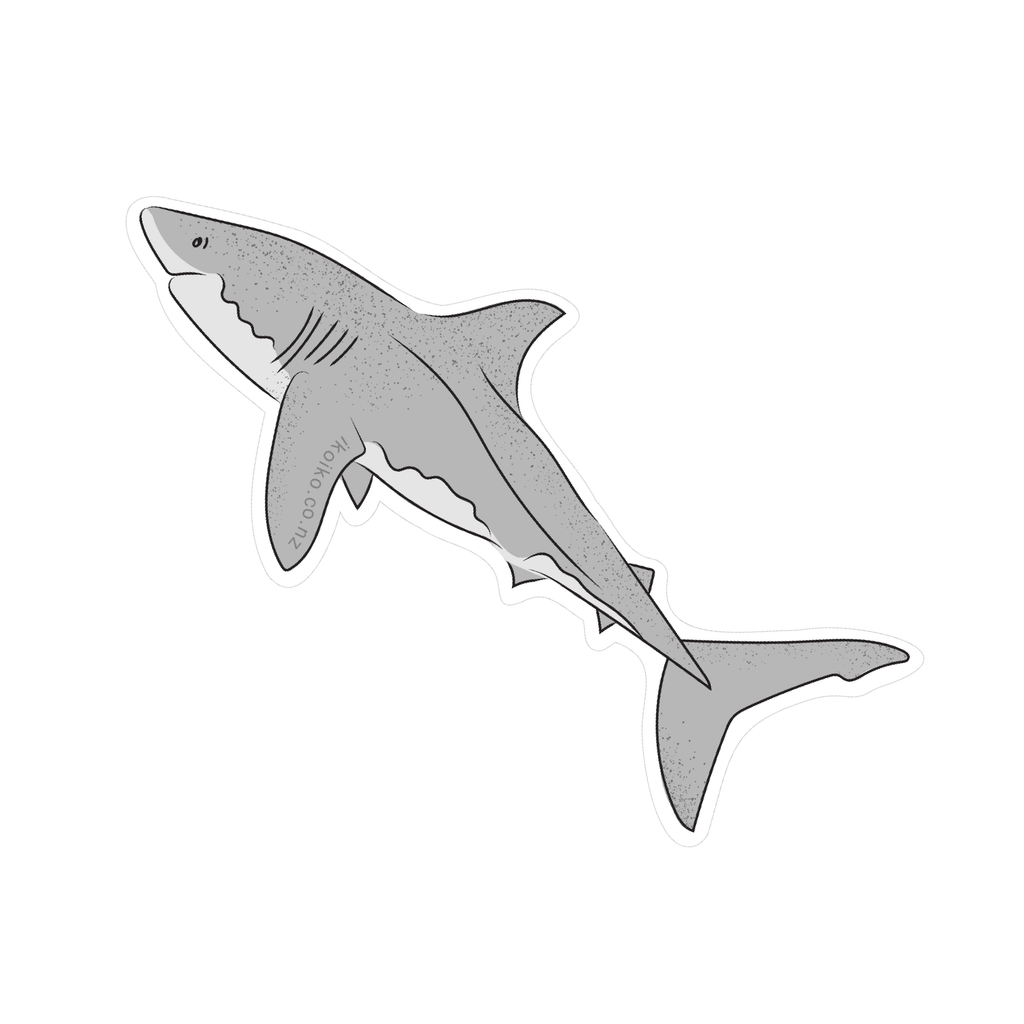 Iko Iko Fun Size Sticker Shark