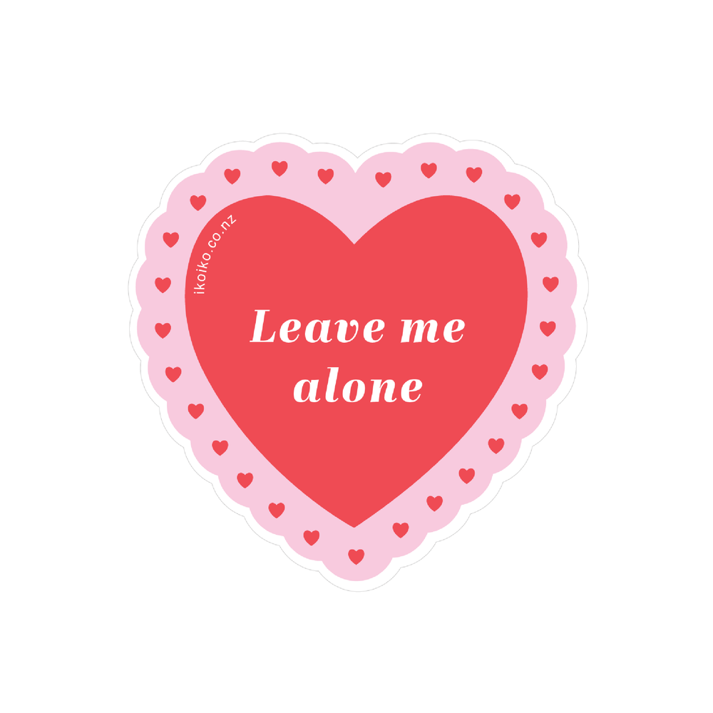 Iko Iko Fun Size Sticker Doily Heart