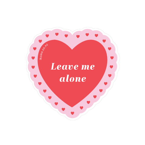 Iko Iko Fun Size Sticker Doily Heart