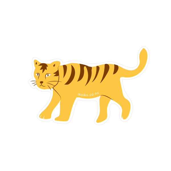 Iko Iko Fun Size Sticker Cute Tiger