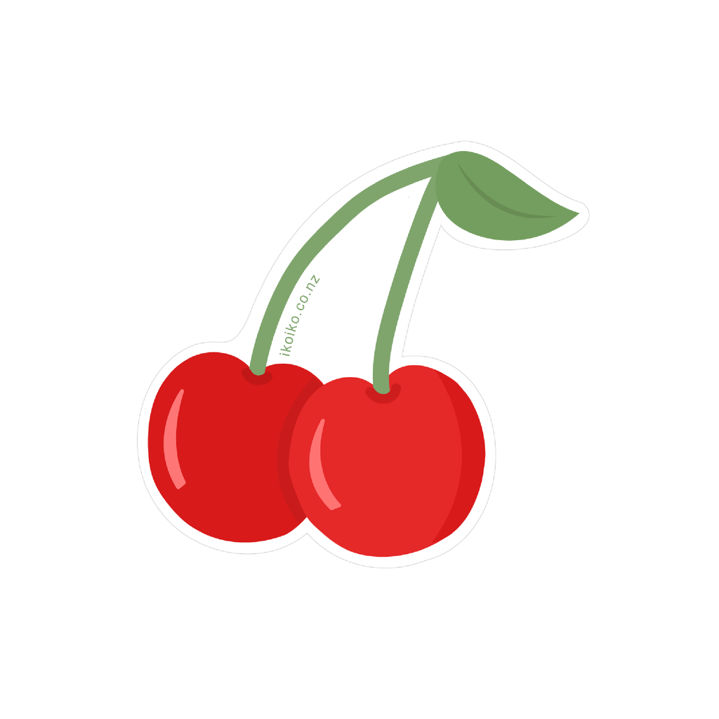 Iko Iko Fun Size Sticker Red Cherries