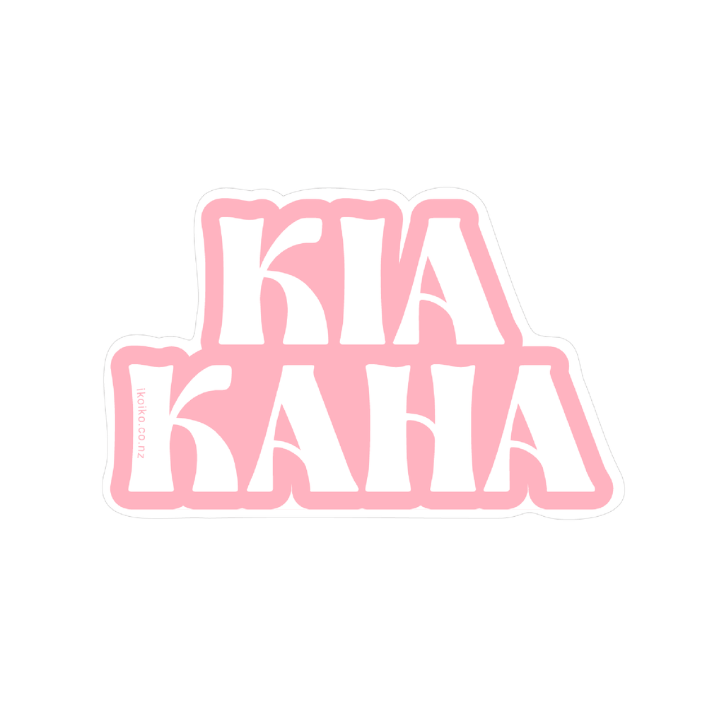 Iko Iko Fun Size Sticker Kia Kaha