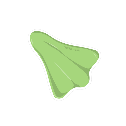 Iko Iko Fun Size Sticker Jetplane Lolly Green