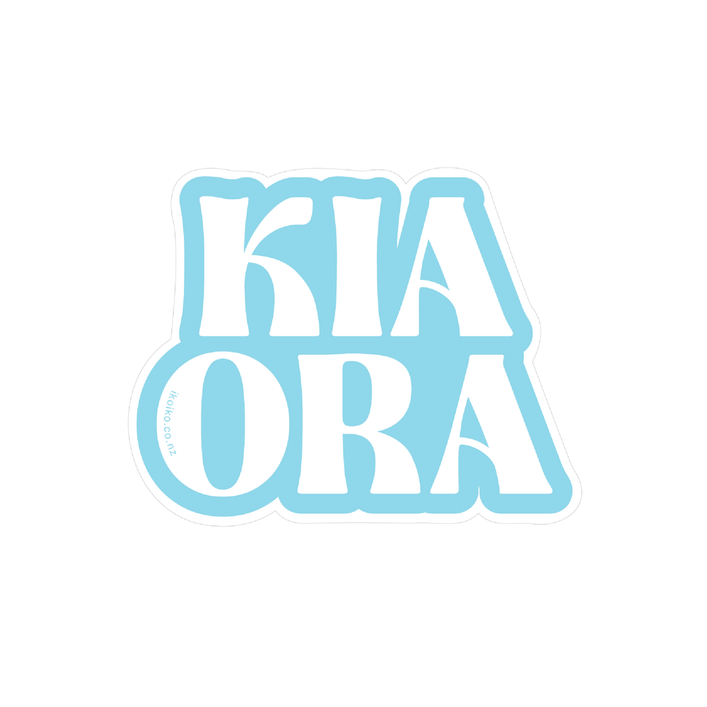 Iko Iko Fun Size Sticker Kia Ora