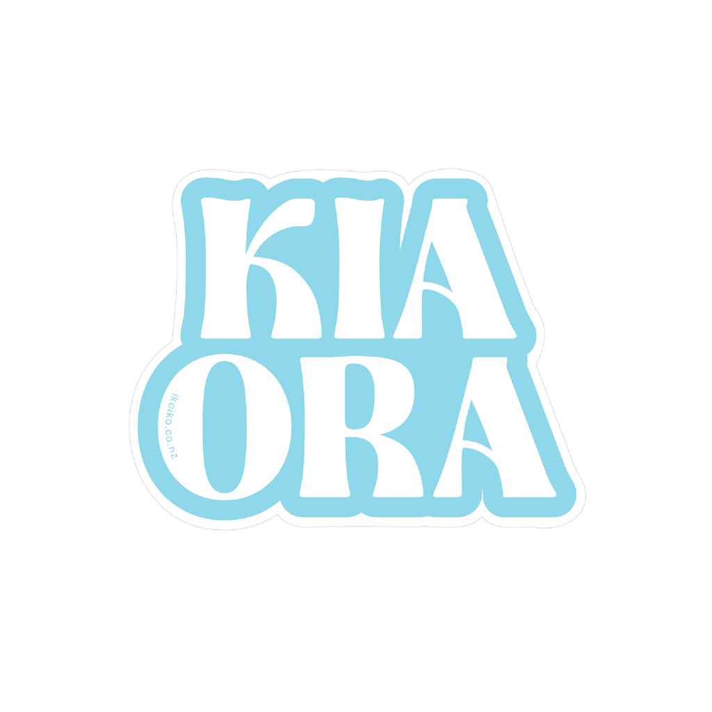 Iko Iko Fun Size Sticker Kia Ora