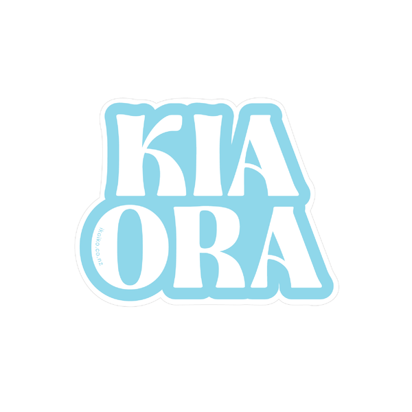 Iko Iko Fun Size Sticker Kia Ora