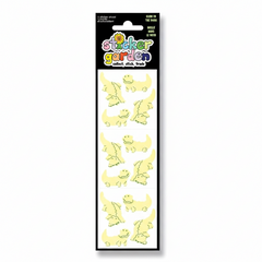 Sticker Garden Sheet Glow in the Dark Crocodile