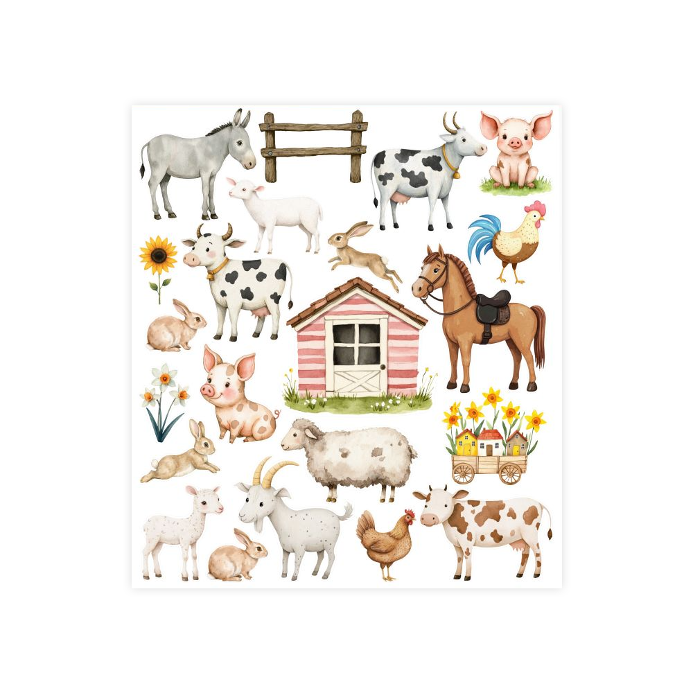 Farm Life Animal Stickers