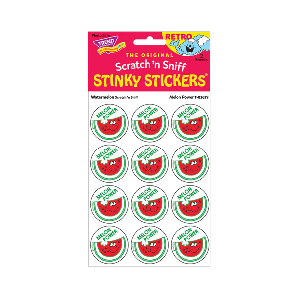 Stinky Stickers Melon Power Watermelon scent