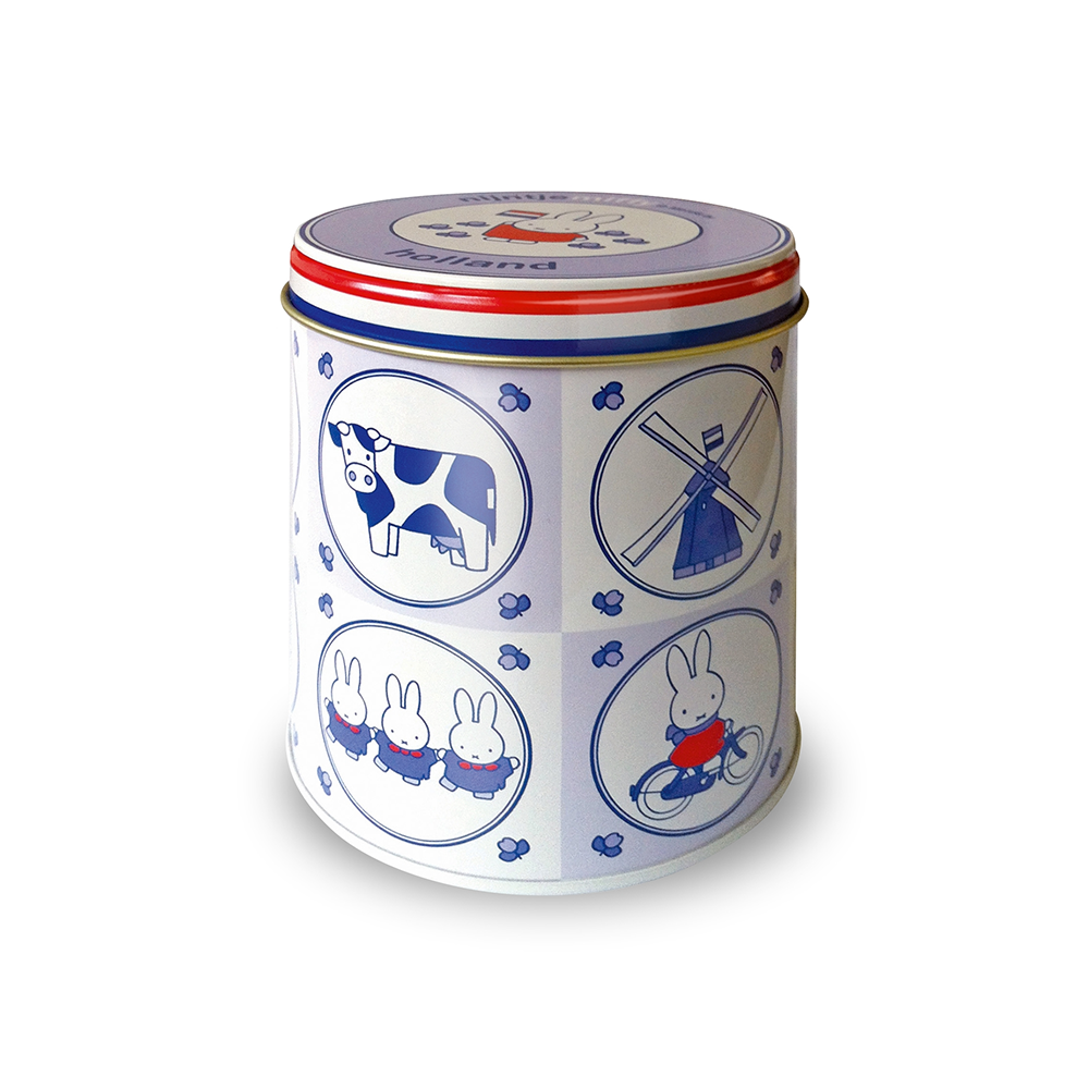 Nijntje Storage Tin Miffy Souvenir Blue
