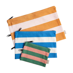 Caroline Gardner Striped Travel Pouch