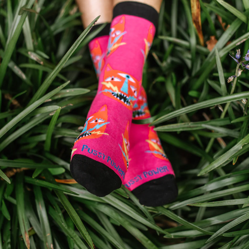 Studio Soph Socks Pussy Power
