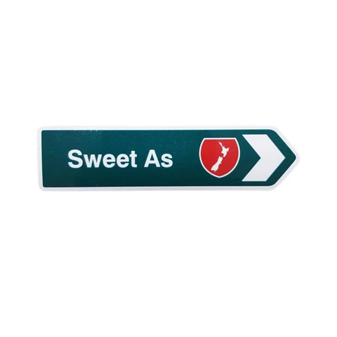 Road Sign Magnet Sweet As