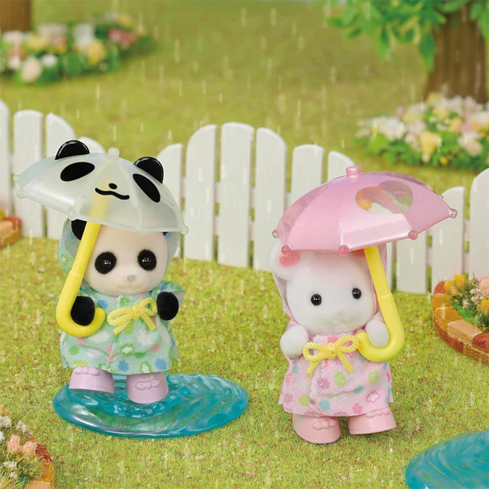 Sylvanian Families Nursery Friends Rainy Day Duo