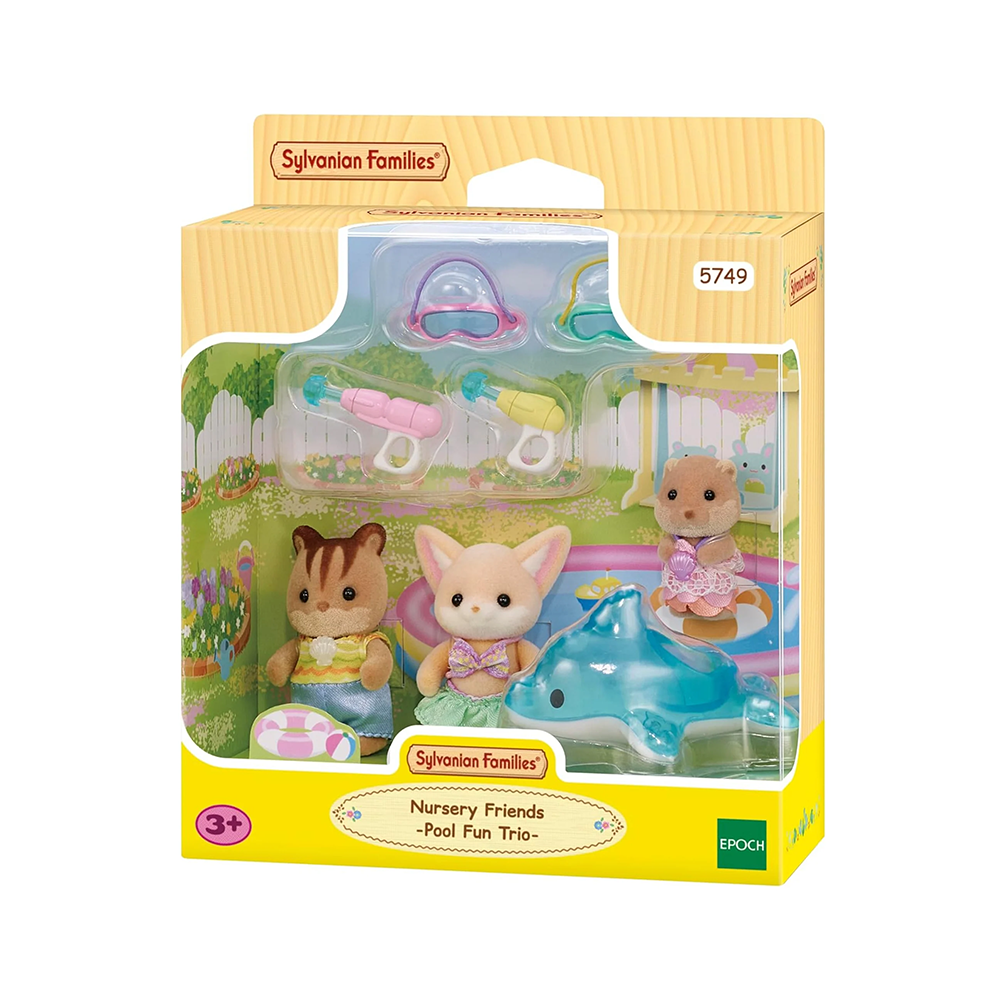 Sylvanian Families Nursery Friends Pool Fun Trio