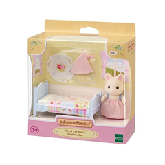 Sylvanian Families Floral Cat Girls Bed Set