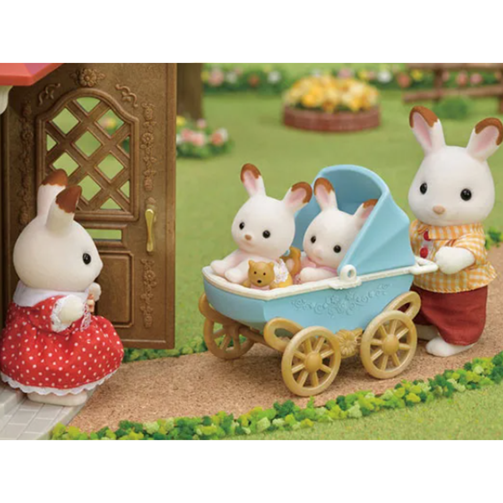 Sylvanian Families Chocolate Rabbit Twins Set