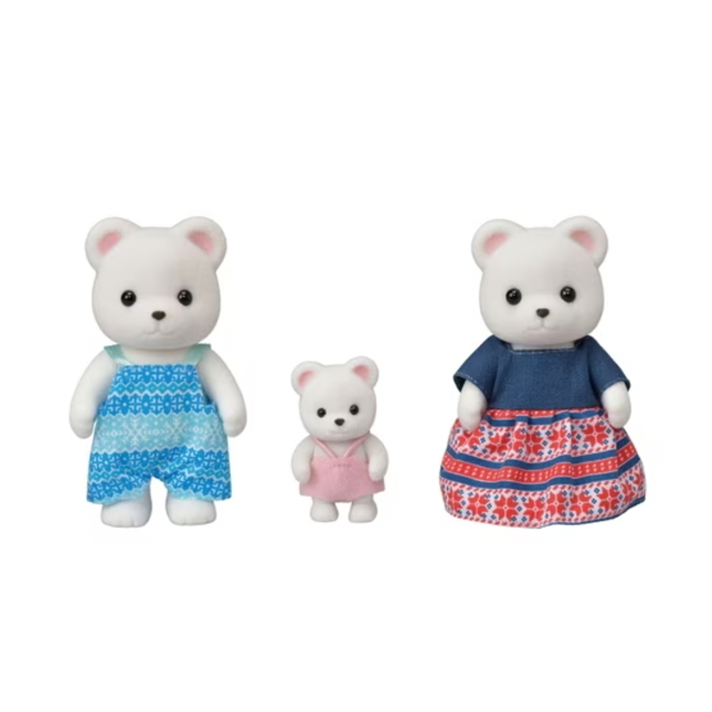 Sylvanian Families Polar Bear Family of 3