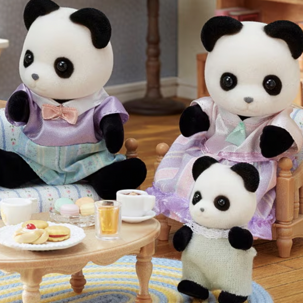 Sylvanian Families Pookie Panda Family