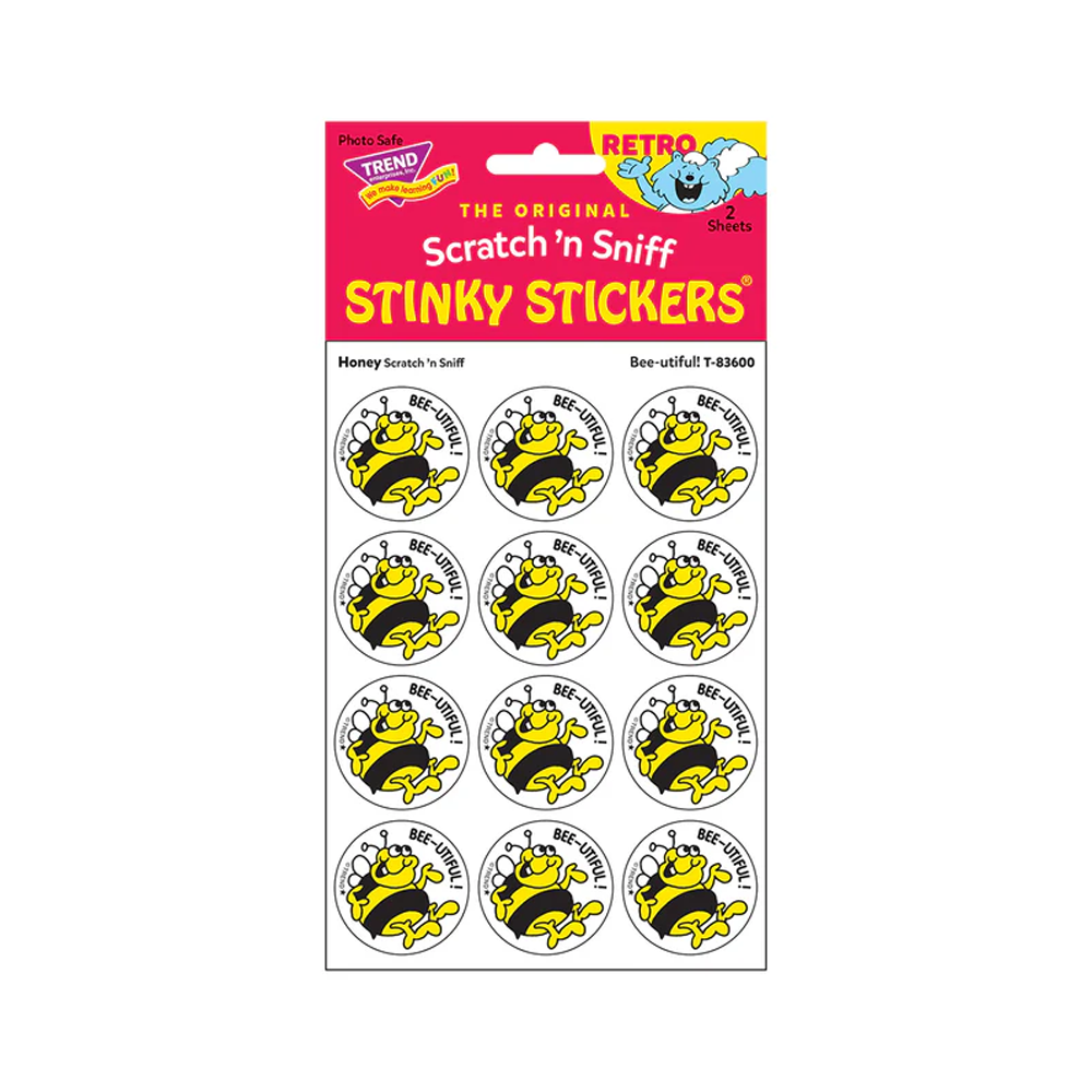 Stinky Stickers Bee-utifull Honey scent