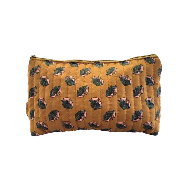 Ali Davies Cosmetic Bag Mustard Large