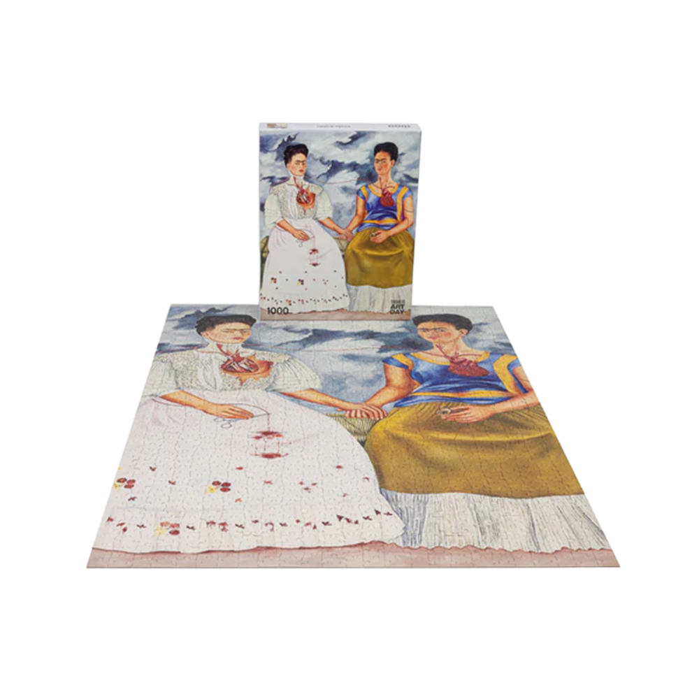 Today Is Art Day 1000 Piece Puzzle Frida Kahlo Two Fridas