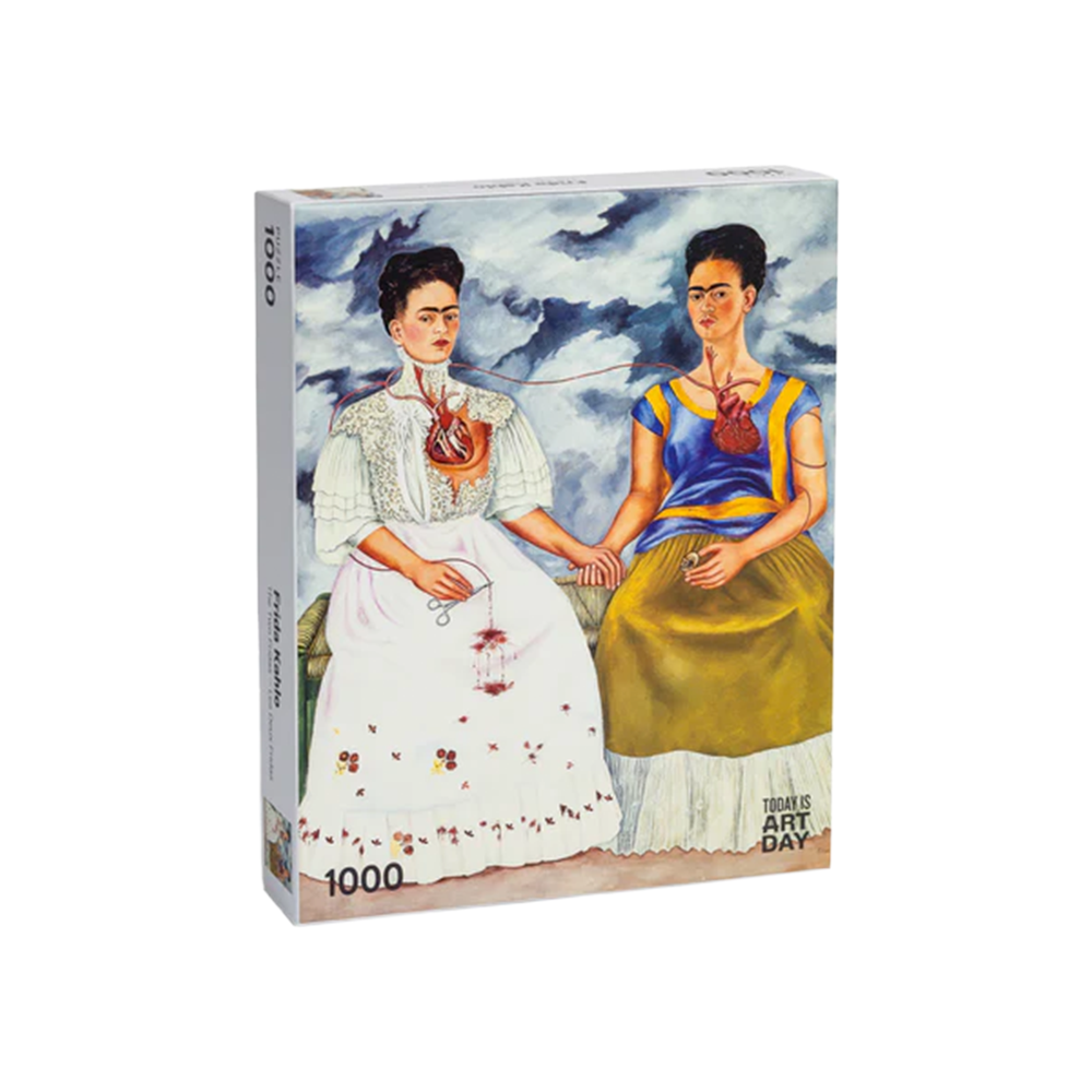 Today Is Art Day 1000 Piece Puzzle Frida Kahlo Two Fridas