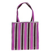 Mesh  Striped Shopping Bag