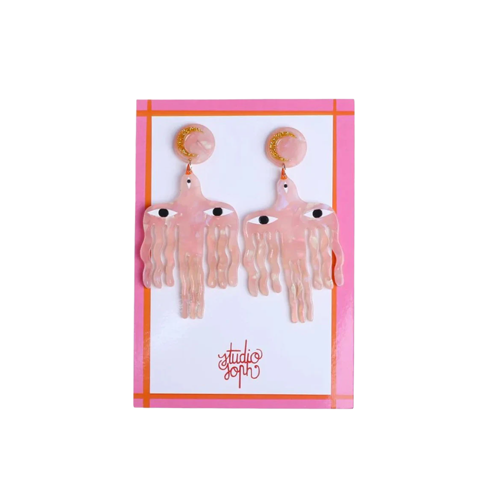 Studio Soph Earrings Big Birds Galaxy Pink