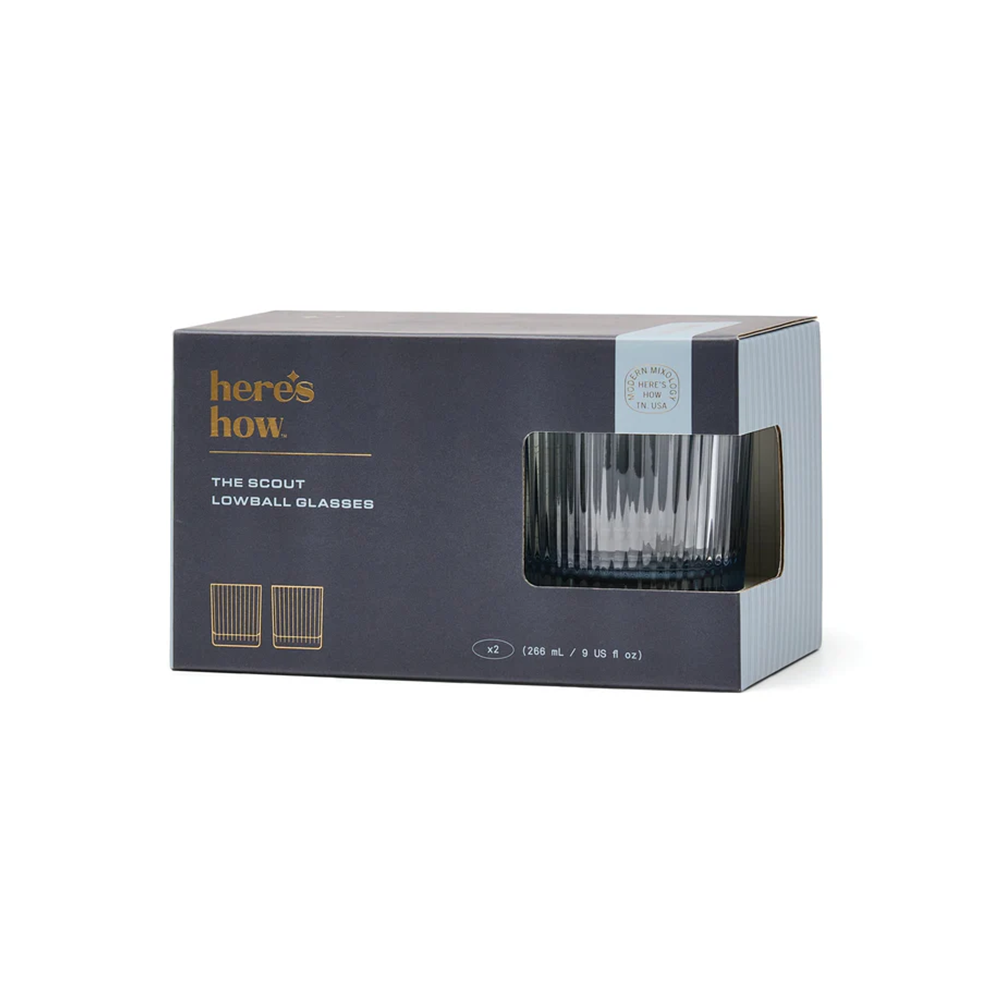 The Scout Lowball Glasses Set of 2 Blue