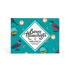 Baron Hasselhoff's Chocolate Three Eyed Tūī  Mint & Kawakawa Meltaways Pack of 6